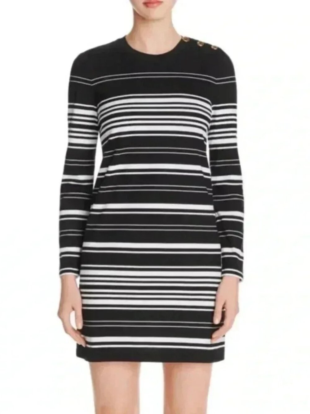 Tory Burch Mariana Striped Mini Dress, NWT, L